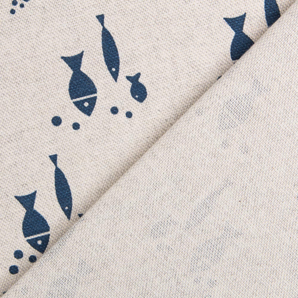 Toile Poissons Naturel - Ribes y Casals