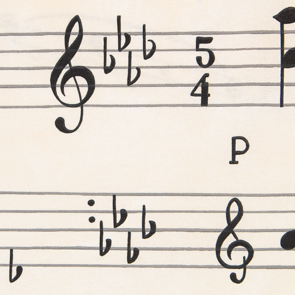 Toile Portée Musicale - Ribes y Casals