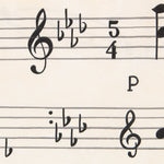 Toile Portée Musicale - Ribes y Casals