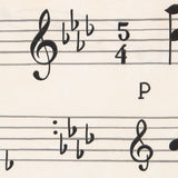 Toile Portée Musicale - Ribes y Casals