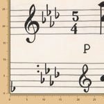 Toile Portée Musicale - Ribes y Casals