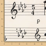 Toile Portée Musicale - Ribes y Casals