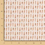 Toile Plumes Marron - Ribes y Casals