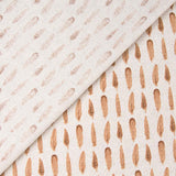 Toile Plumes Marron - Ribes y Casals