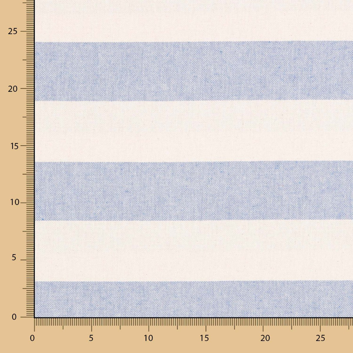 Toile Rustique Rayée Bleue - Ribes y Casals