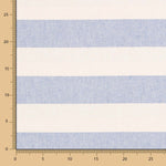 Toile Rustique Rayée Bleue - Ribes y Casals