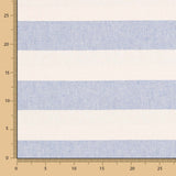 Toile Rustique Rayée Bleue - Ribes y Casals