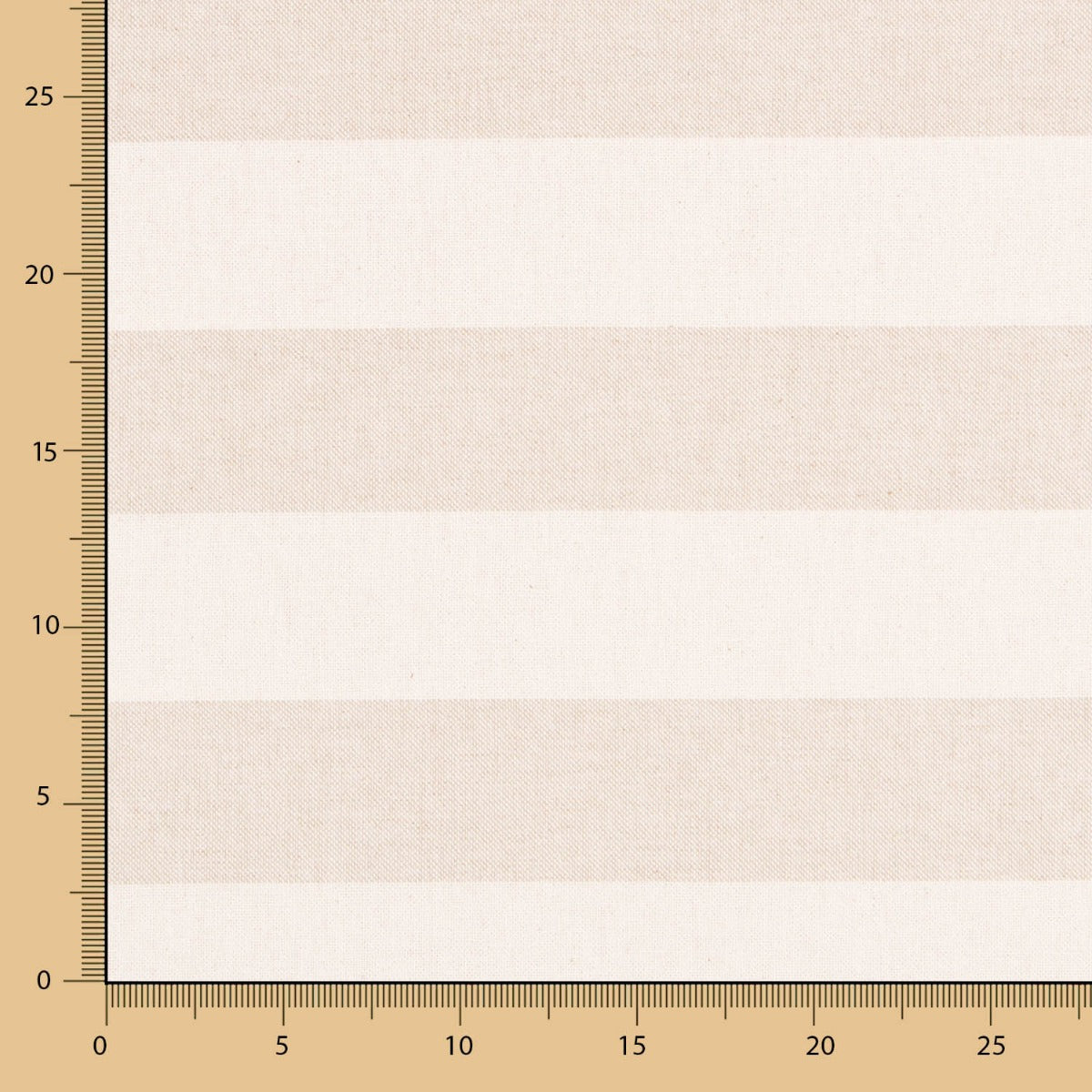 Toile Rustique Rayures Beige - Ribes y Casals