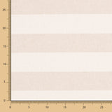 Toile Rustique Rayures Beige - Ribes y Casals