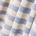 Toile Rustique Rayures Fines Bleues - Ribes y Casals