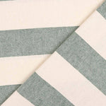 Toile Rustique Rayures Maxi Vert Bouteille - Ribes y Casals