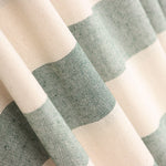 Toile Rustique Rayures Maxi Vert Bouteille - Ribes y Casals