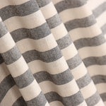 Toile Rustique Rayures Moyen Noir - Ribes y Casals