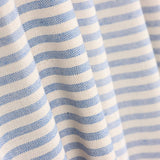 Toile Rustique Rayures Mini Bleu - Ribes y Casals