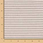 Toile Rustique Rayures Mini Marron - Ribes y Casals