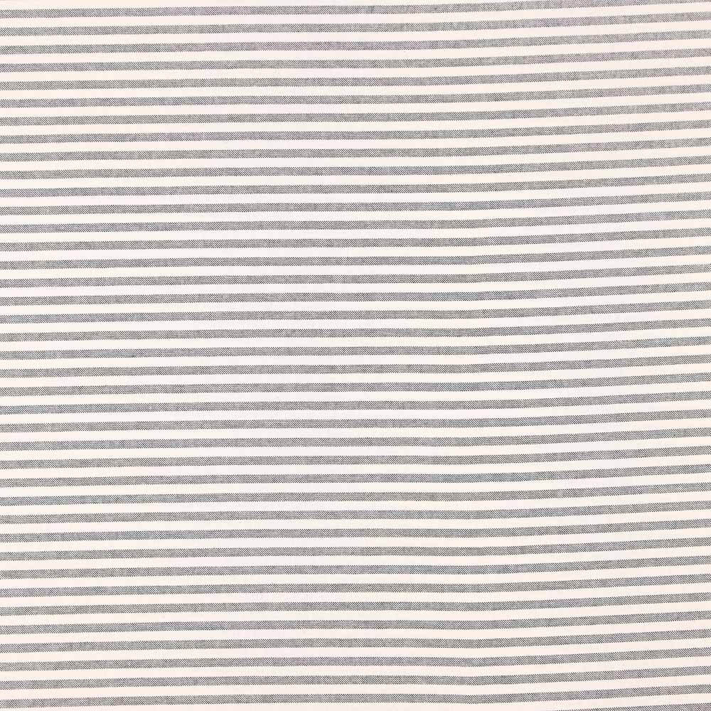 Toile Rustique Rayures Mini Noir - Ribes y Casals