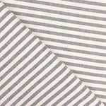 Toile Rustique Rayures Mini Noir - Ribes y Casals