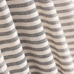 Toile Rustique Rayures Mini Noir - Ribes y Casals