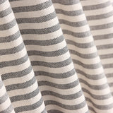 Toile Rustique Rayures Mini Noir - Ribes y Casals