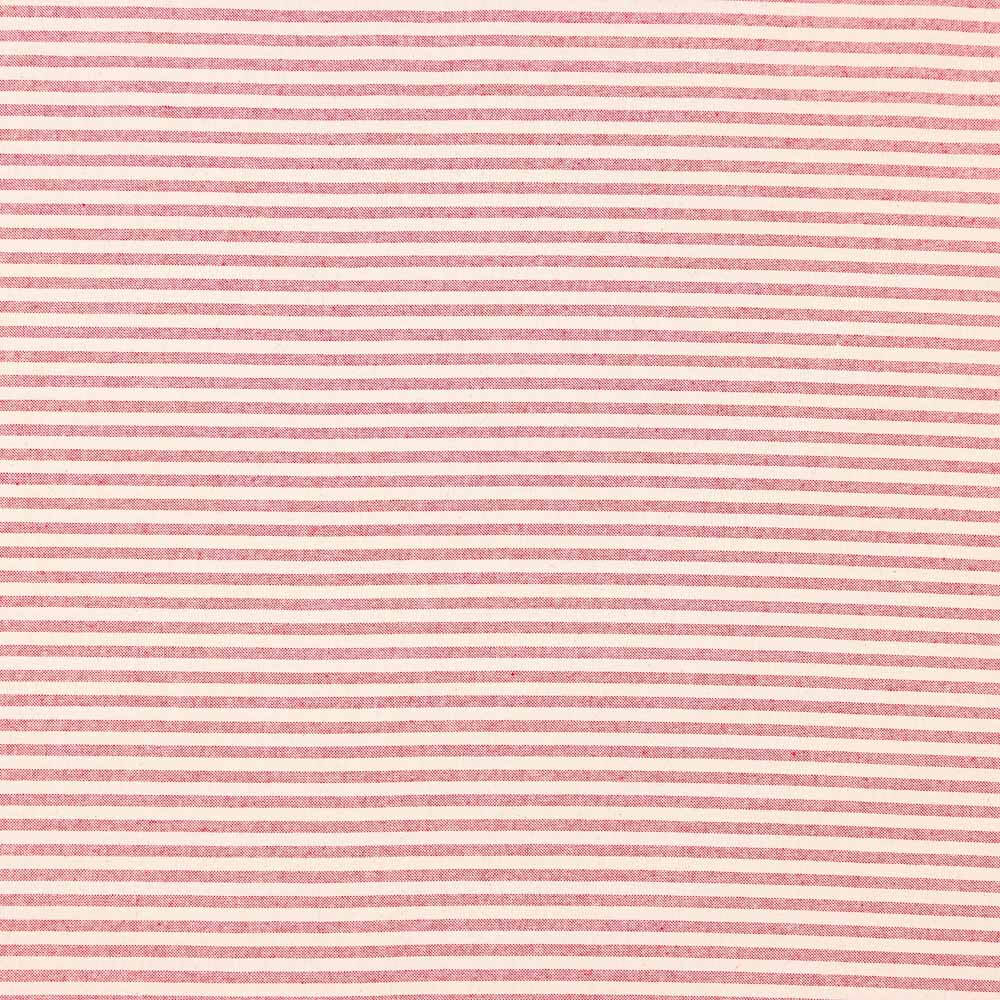 Toile Rustique Rayures Mini Rubis - Ribes y Casals