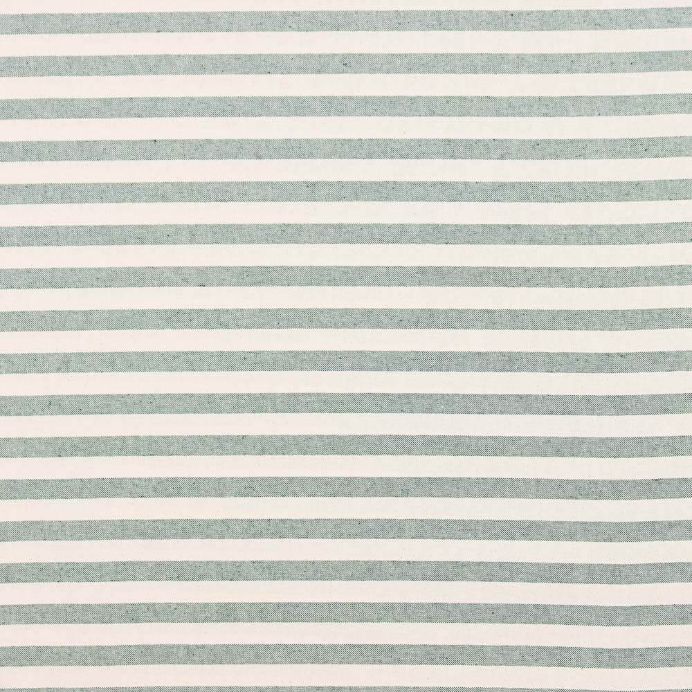 Toile Rustique Rayures Moyen Vert Bouteille - Ribes y Casals