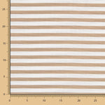 Toile Rayures 9mm Beige - Ribes y Casals