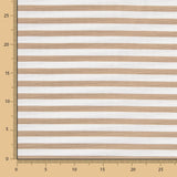 Toile Rayures 9mm Beige - Ribes y Casals