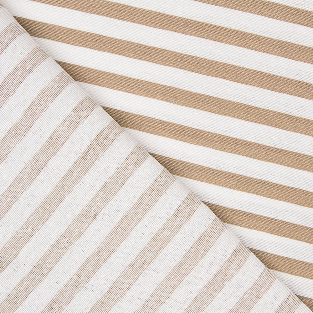 Toile Rayures 9mm Beige - Ribes y Casals