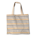 Toile de coton rayée bleu-moutarde - Ribes y Casals