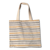 Toile de coton rayée bleu-moutarde - Ribes y Casals