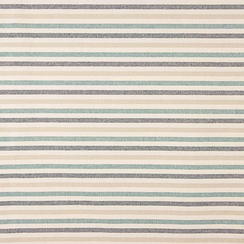 Toile de coton rayée bleu-gris - Ribes y Casals