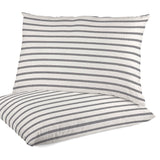 Toile D&#39;ameublement Mini Rayures Gris - Ribes y Casals