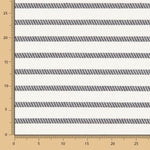 Toile D&#39;ameublement Mini Rayures Gris - Ribes y Casals