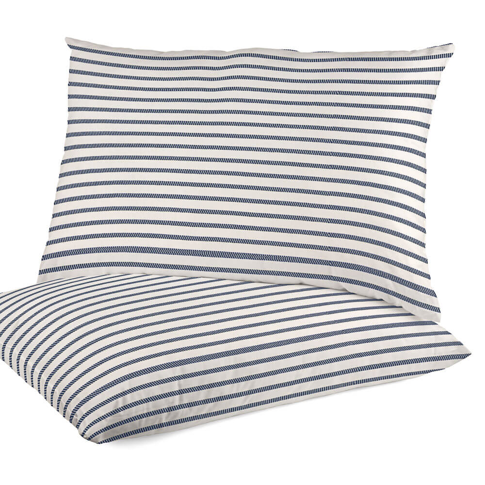 Tissu D&#39;ameublement Mini Rayures Bleu - Ribes y Casals