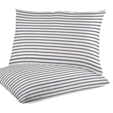 Tissu D&#39;ameublement Mini Rayures Bleu - Ribes y Casals