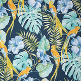 Toile de coton bleu ibiscus - Ribes y Casals