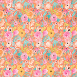 Toile Suprême Florale Orange - Ribes y Casals