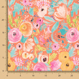 Toile Suprême Florale Orange - Ribes y Casals