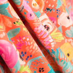 Toile Suprême Florale Orange - Ribes y Casals