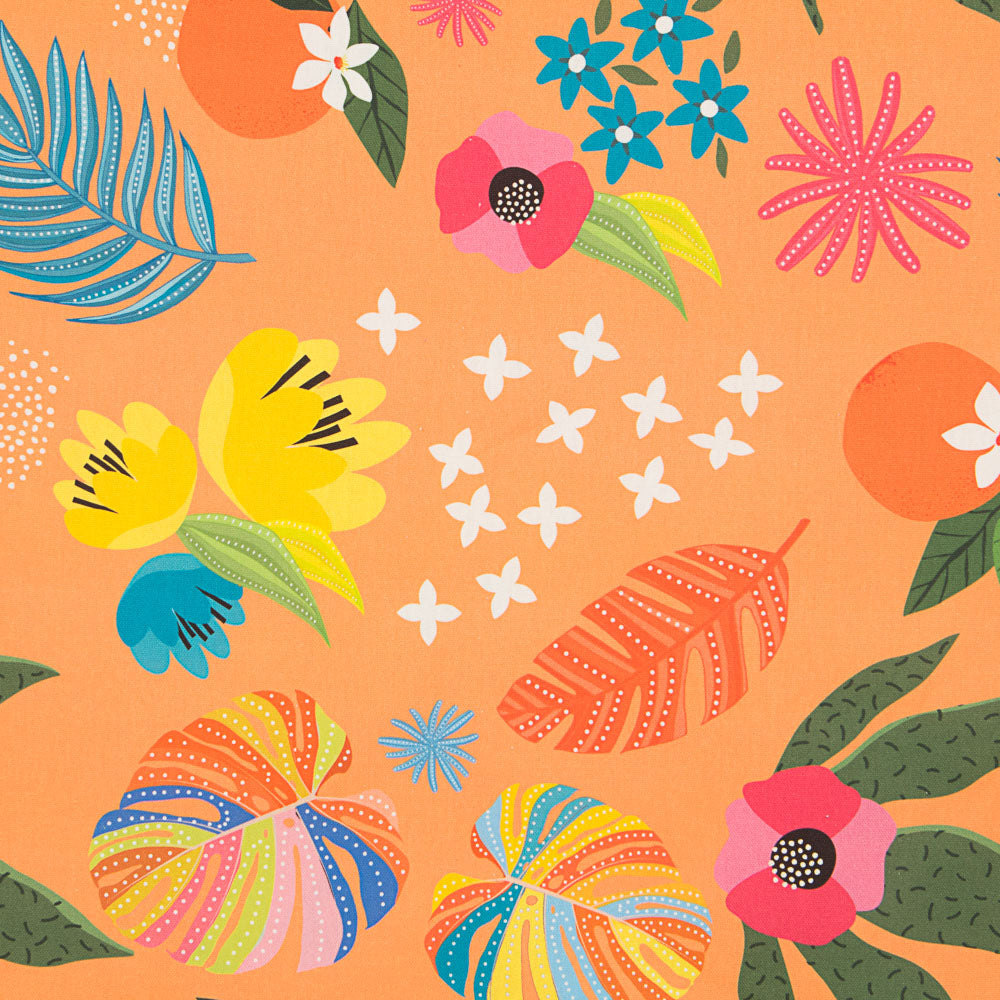 Toile Suprême Tropical Mandarine - Ribes y Casals