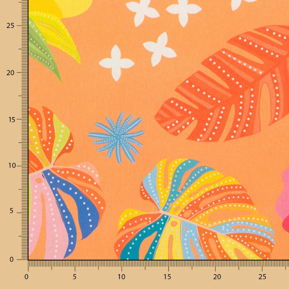 Toile Suprême Tropical Mandarine - Ribes y Casals