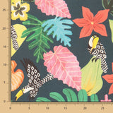 Toile Suprême Toucan Vert Tropical - Ribes y Casals