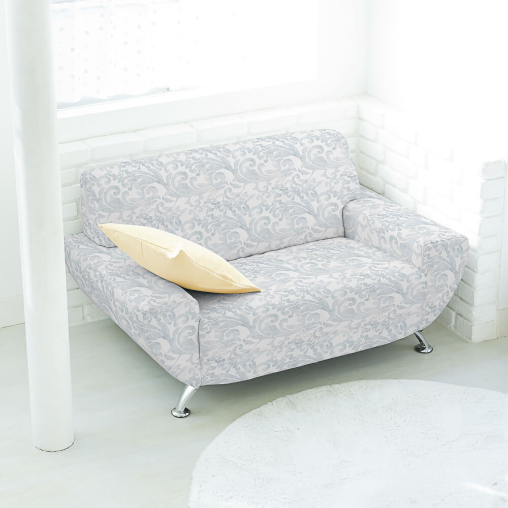 Toile Anti-Tâche Baroque Gris Clair - Ribes y Casals