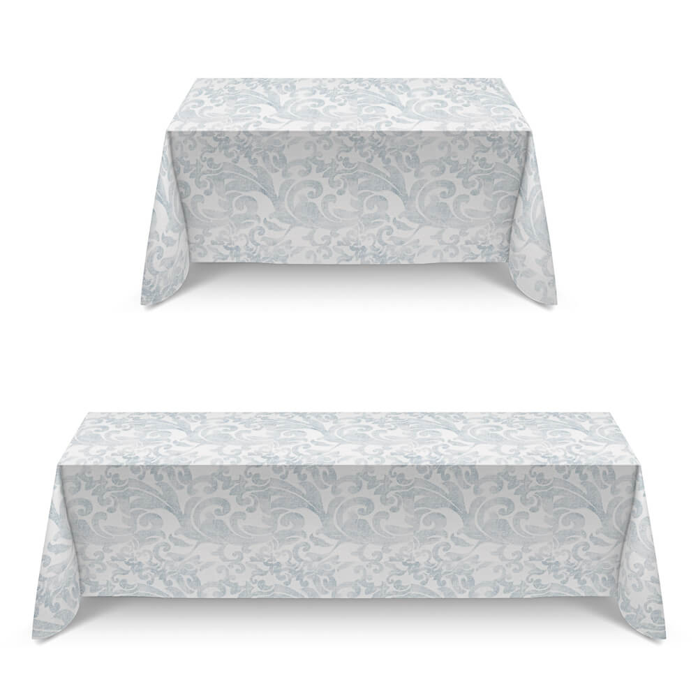 Toile Anti-Tâche Baroque Gris Clair - Ribes y Casals