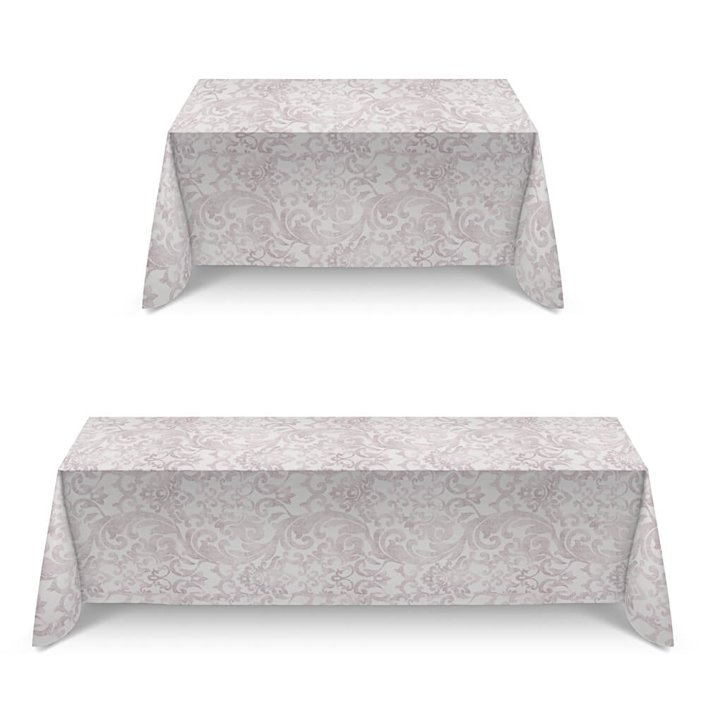 Toile Anti-Tâche Baroque Rose - Ribes y Casals