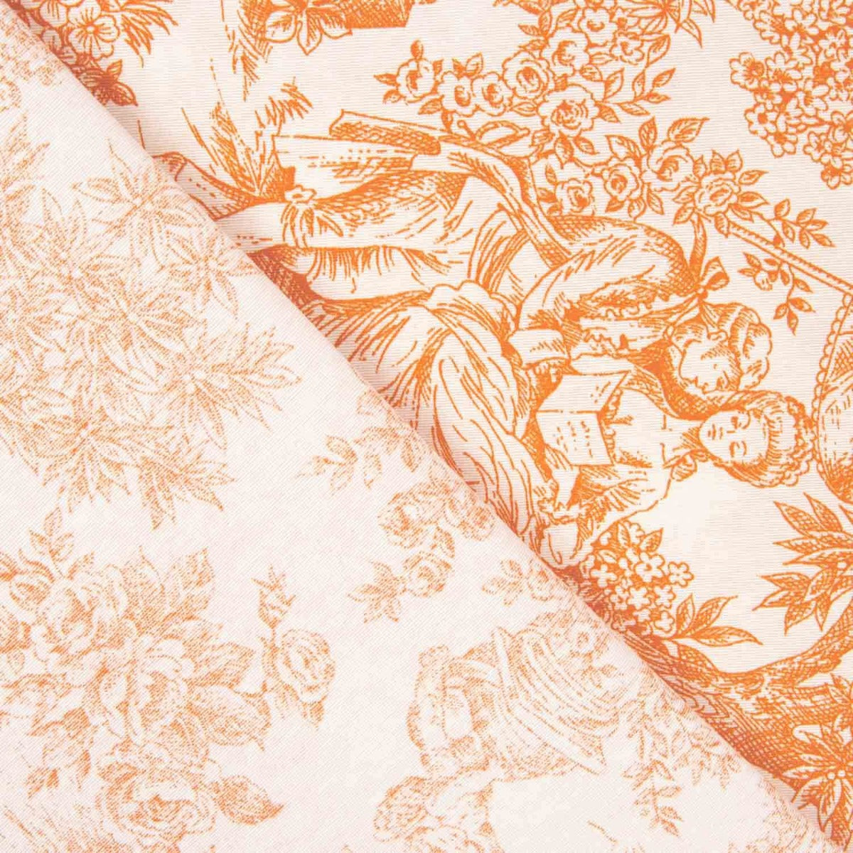 Toile de Jouy orange - Ribes y Casals