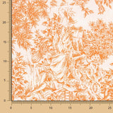 Toile de Jouy orange - Ribes y Casals