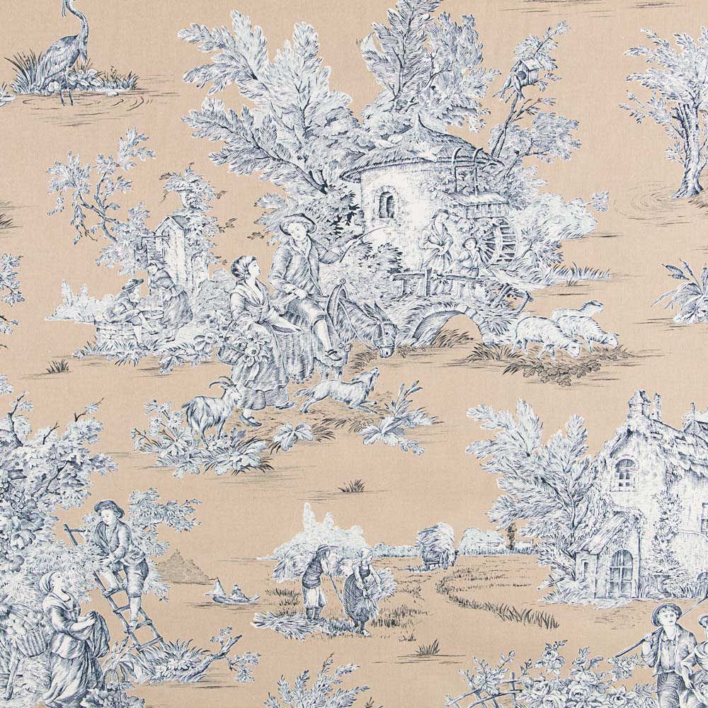 Toile de Jouy Beige - Ribes y Casals