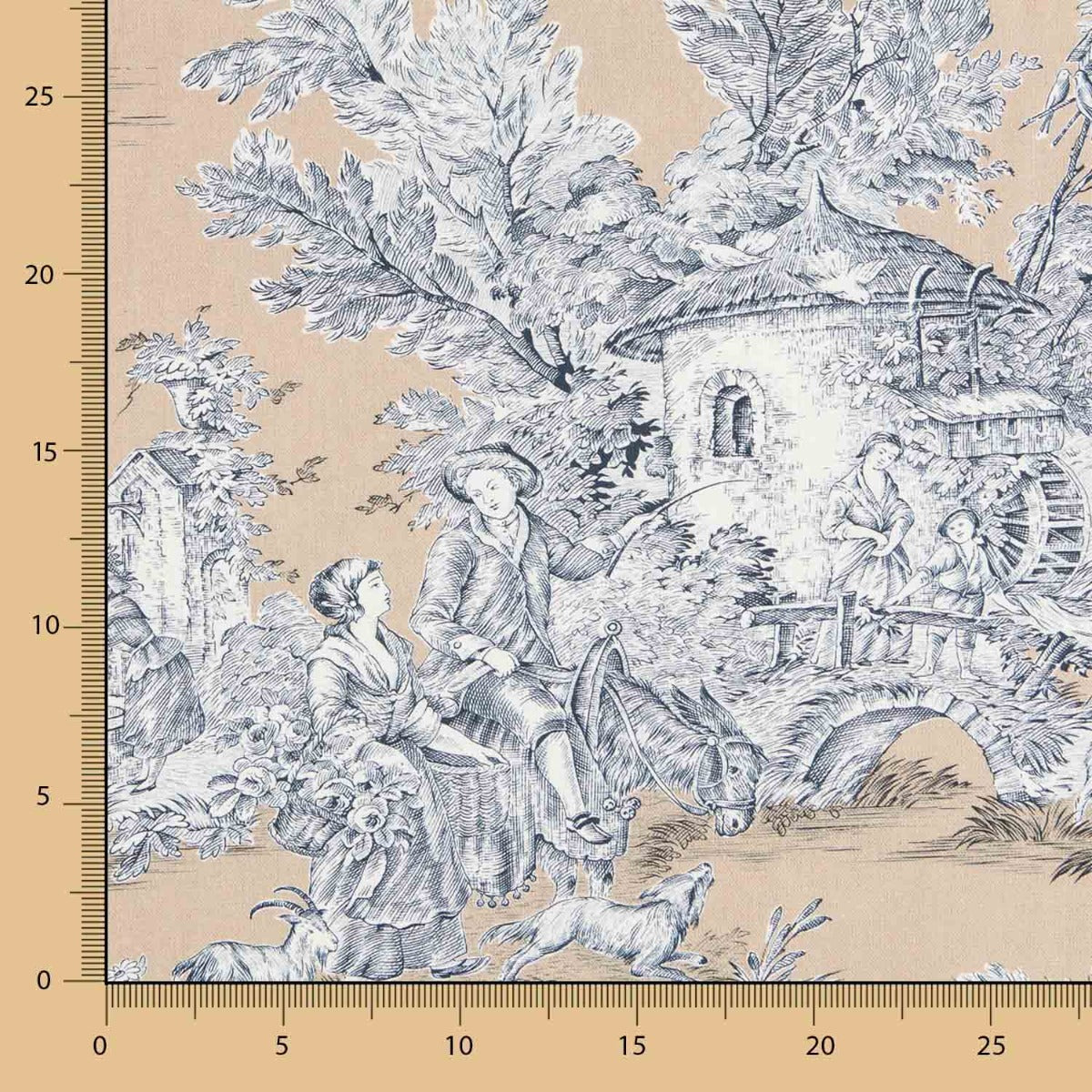 Toile de Jouy Beige - Ribes y Casals