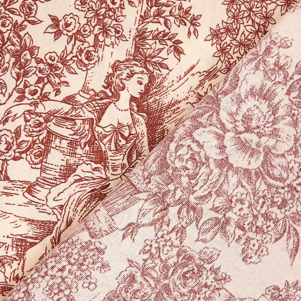 Toile de Jouy Garnet - Ribes y Casals